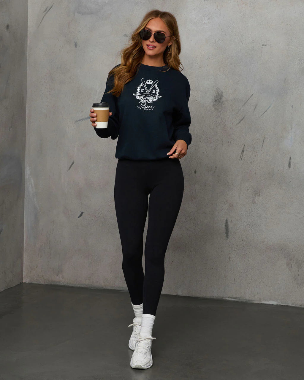 Aspen Ski Resort Graphic Sweatshirt