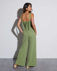 Dolly Ruched Pocketed Jumpsuit