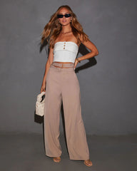 Juliana Double Belted Trouser Pants