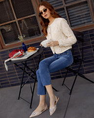 Kaya Lace Pointed Flats