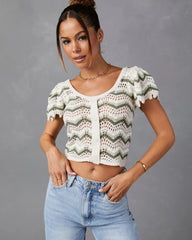 Maelis Knit Crop Cardigan