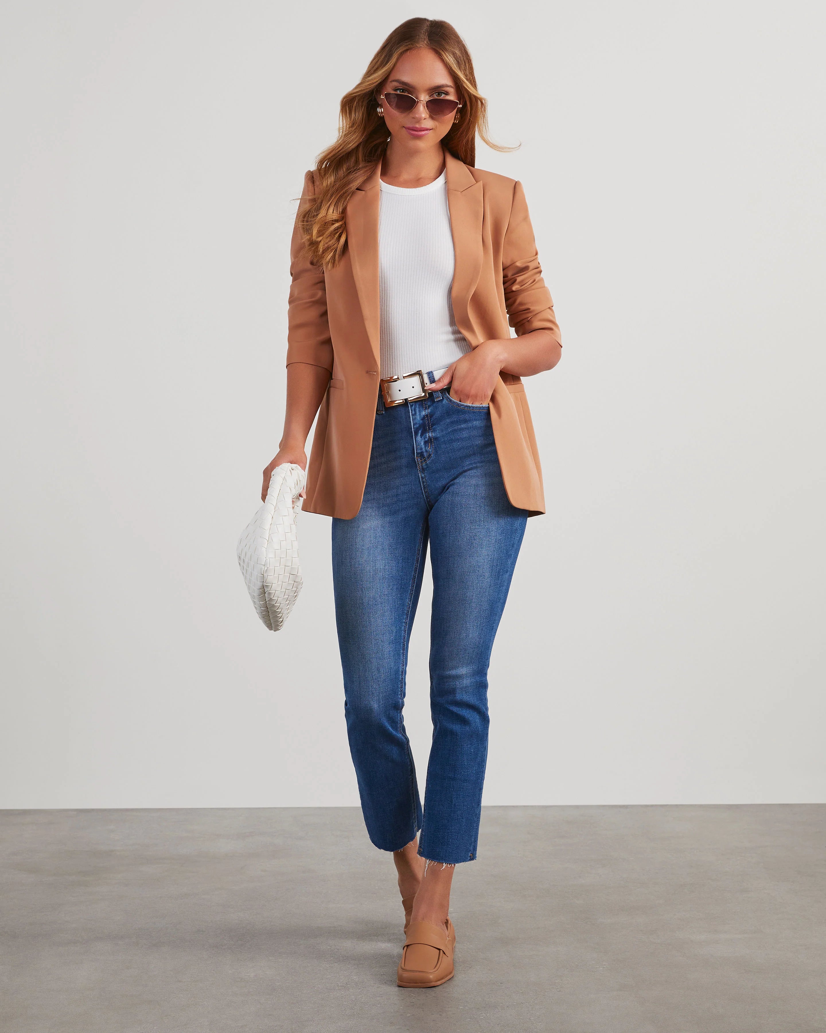 Ronnie High Rise Straight Leg Jeans