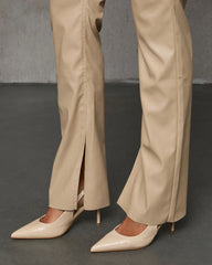 Hilcrest High Rise Leather Pant