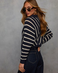 Baylin Striped Knit Sweater