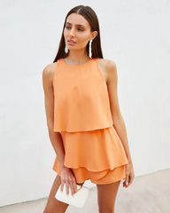 Meriah Tiered Romper