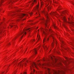  Red Long Hair Shag Fur 