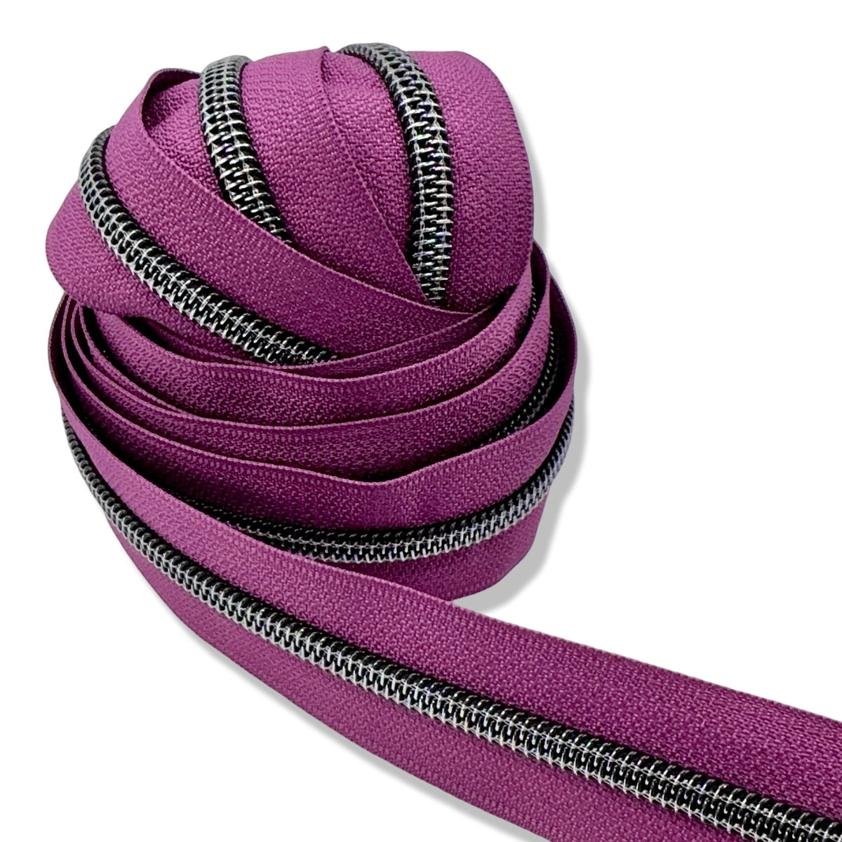 Plum | #5 Midnight Rainbow Zipper by the Yard - 3 Yard Singles