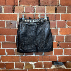 STOLEN GIRLFRIENDS leather mini skirt