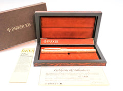 Vintage Parker 105 Commemorative Edition Lady Diana & Prince Charles Fountain Pen - Grand Vision Pens UK