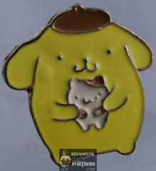 POMPOMPURIN POM POM PURIN HELLO KITTY SANRIO ENAMEL PIN
