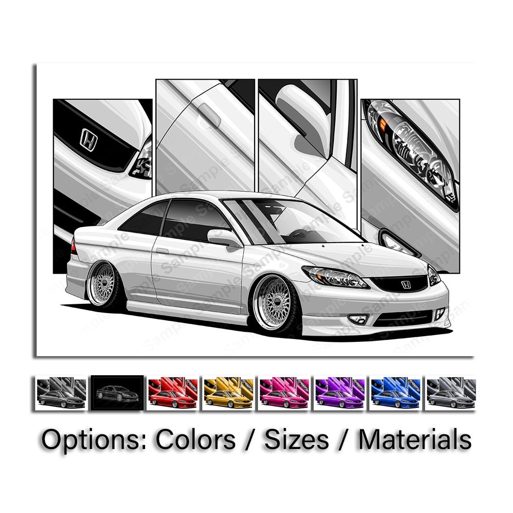 Honda Civic 7th Gen Coupe Facelift #093 - #101