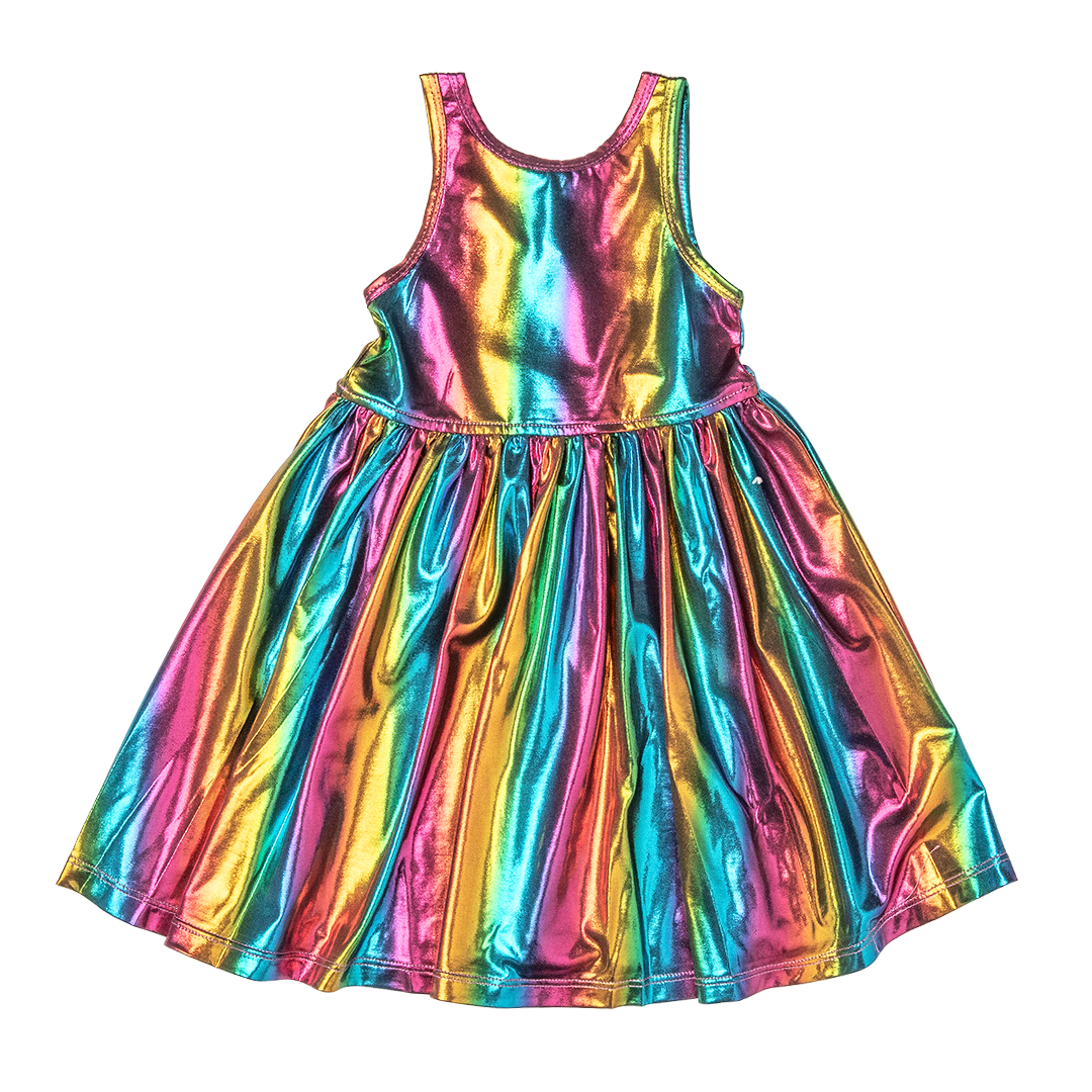 Pink Chicken Girls Liza Lamé Dress