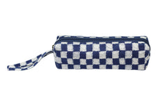 Aizome Indigo Shibori (Tie-Dye) Pencil Case (001) - Nama Denim