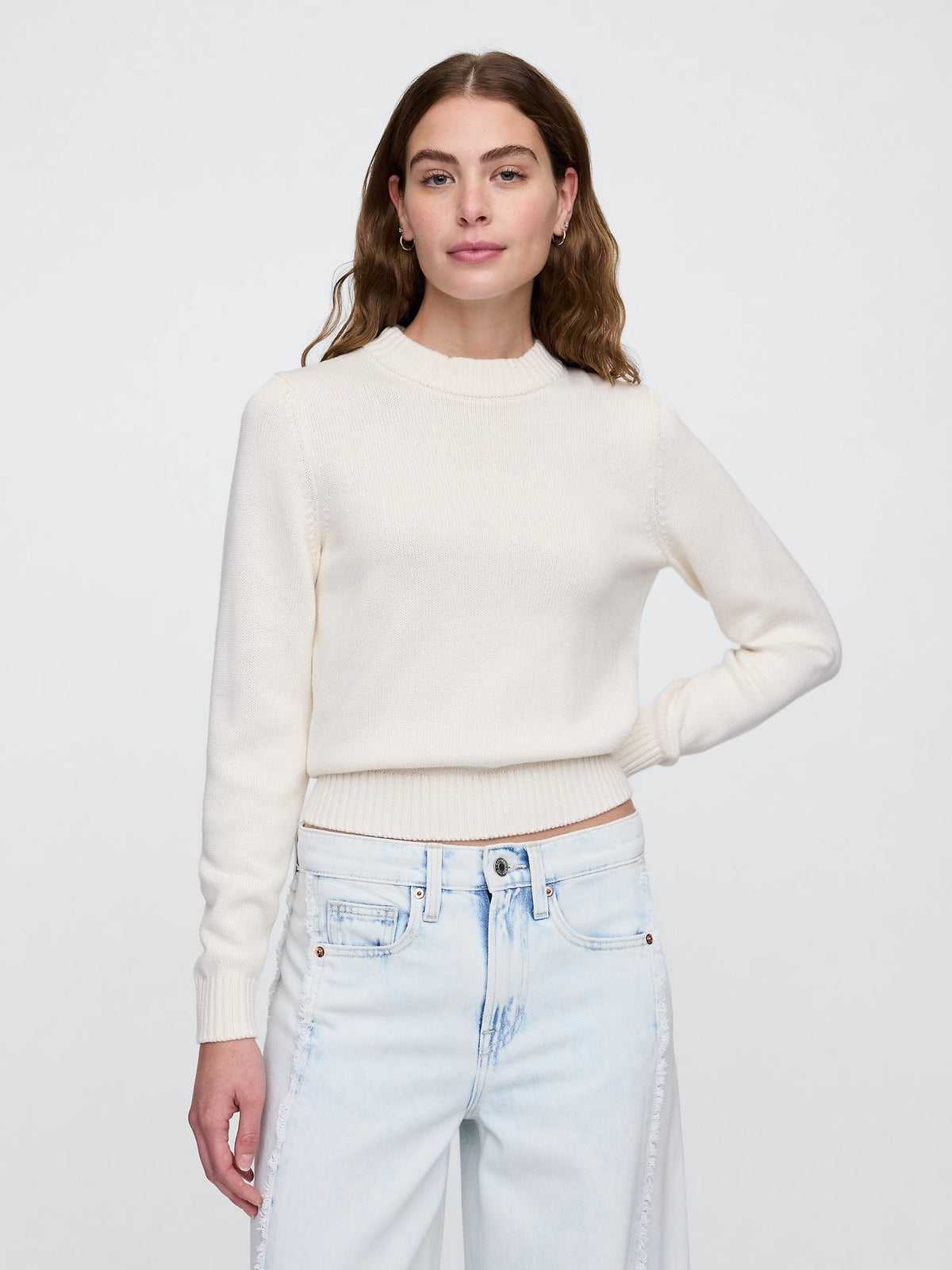 Sudadera Cuello Alto de Algodón