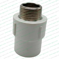 FINOLEX - Upvc - Pipe & Accessories - Fittings - 1 inch (25mm) - Brass - Threaded - MTA - Male Threaded Adaptor - MAPT - SCH-80