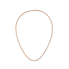 Tide Mesh Necklace Rose Gold 2.8