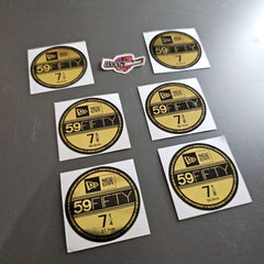 Official New Era Cap Stickers Replacements For 59Fifty Fitted Hat Caps