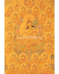 Full 24K Gold Style 21 Green Tara Thangka | Fine Quality | Green Tara Goddess |