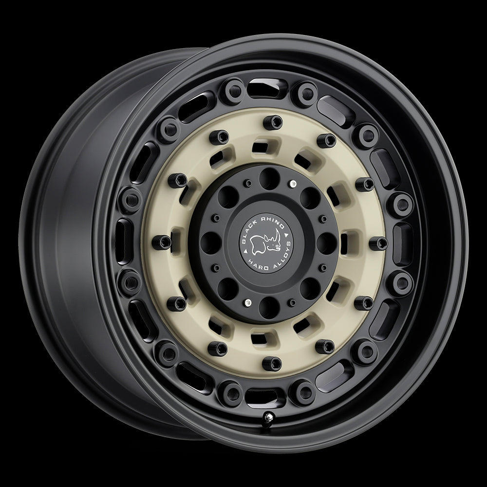 17x9.5 Black Rhino Arsenal Son Black 6x135 ET-18.00 6x139.7 Wheel
