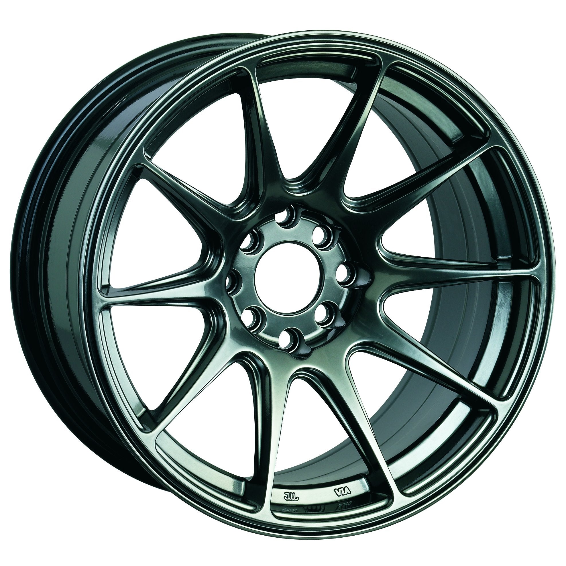 15x8.25 XXR 527 Hyper Black 4x100 ET0 CB73 Wheel