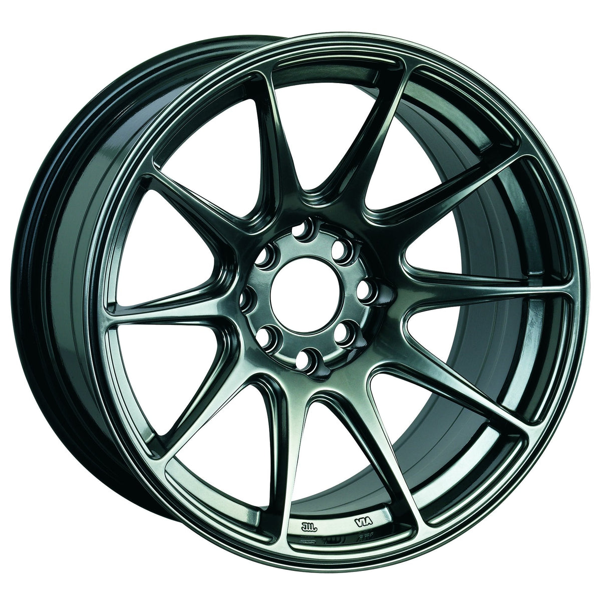 15x8.25 XXR 527 Hyper Black 4x100 ET0 CB73 Wheel