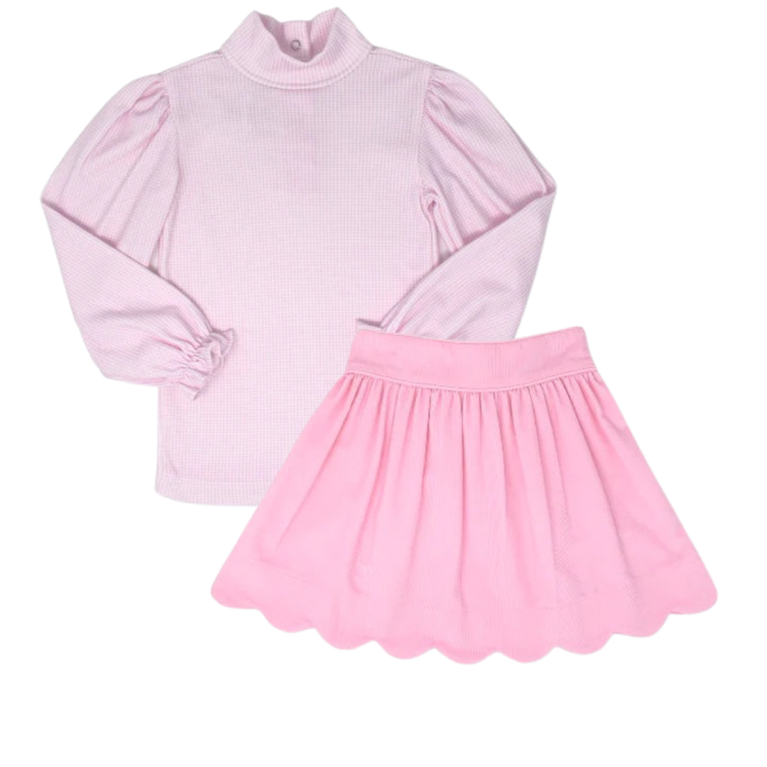 Amanda Skirt Set - Pink