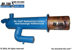 Perkins 6.354 Heat Exchanger (LONG) NA001831 (20-1/2") Replacement