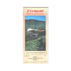 Map: Fremont National Forest OR