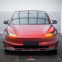 ArmorExtend Carbon Fiber AE Front Lip for Tesla Model 3 Highland 2024-2025 - PimpMyEV