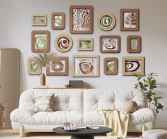 Wall Mounted Wooden Picture Frame Set | Large Photo Gallery Collage - The Frame Depot